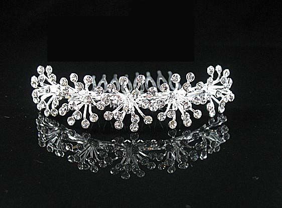 Wedding Bridal Wedding crystal tiara crown COMB 0898  