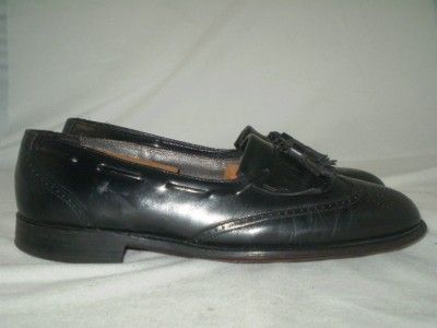 Bostonian Foot savers leather dress loafer black 9 B/AA  