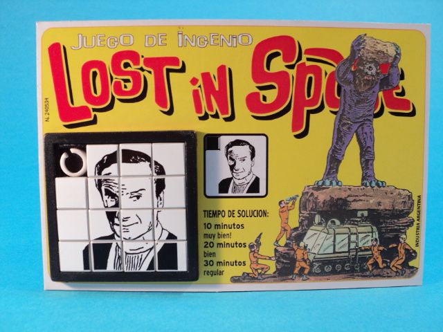 IRWIN ALLEN LOST IN SPACE * Dr SMITH (Jonathan Harris) * SLIDE PUZZLE 