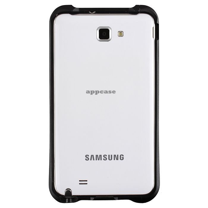 Duralumin Black Bumper Case Cover For SAMSUNG Galaxy Note I9220 N7000 