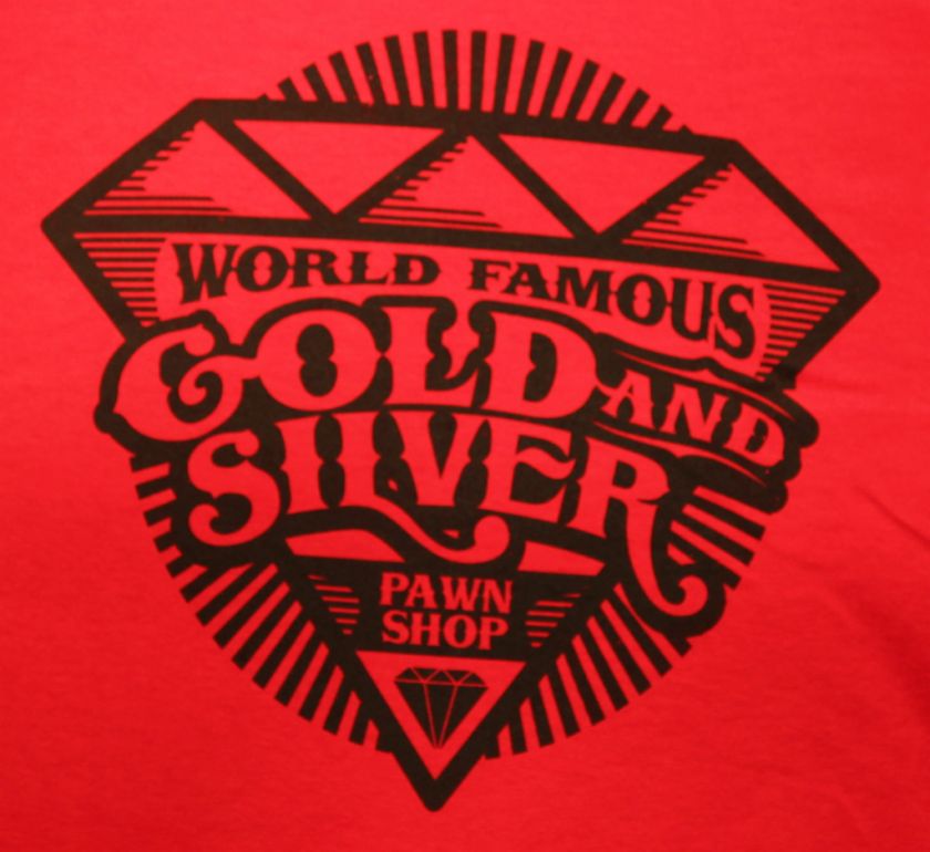 Red Diamond Gold and Silver PawnShop T Shirts  