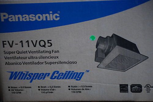 Panasonic FV11VQ5 Whisper Fan Ceiling Mounted  
