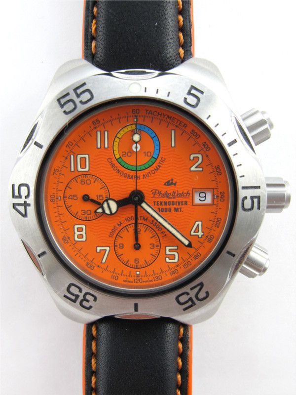   RARE PHILIP WATCH (AKA DOXA JENNY) TEKNODIVER 1000M DIVER CHRONOGRAPH