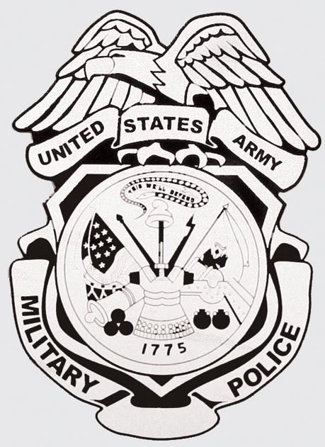 ARMY MILITARY POLICE BADGE MILITARY STICKER DECAL  