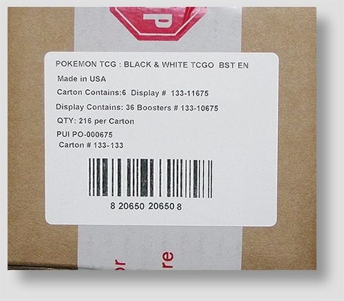 Pokemon Black & White Booster Box Case w/ Beta codes  