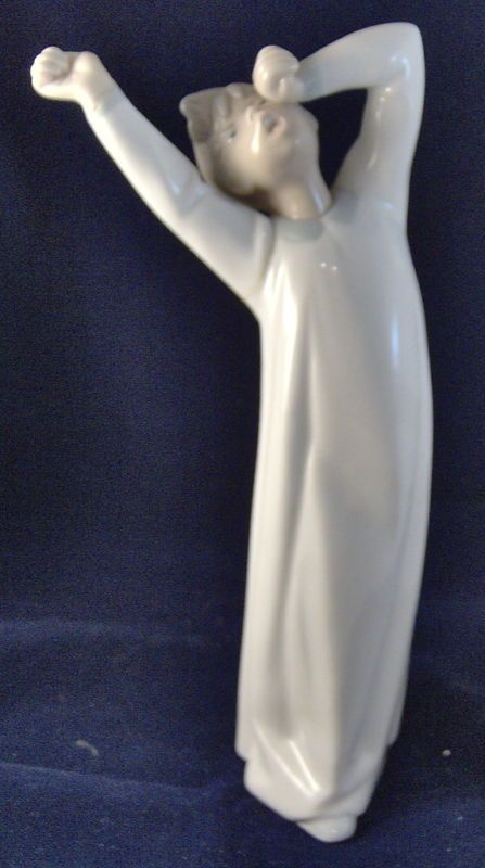 Lladro Sleepyhead The Awakening Boy A23D Repaired FAB  