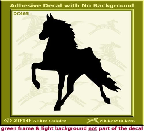 Tennessee Walker Horse Trailer Window Decal Sticker 465  