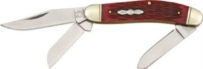 Rough Rider Sowbelly Knife Red Jigged Bone RR286  