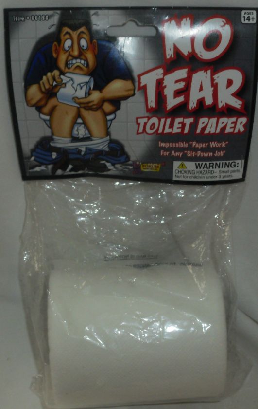 No Tear Toilet Paper * BRAND NEW * Funny Gag Gift *  
