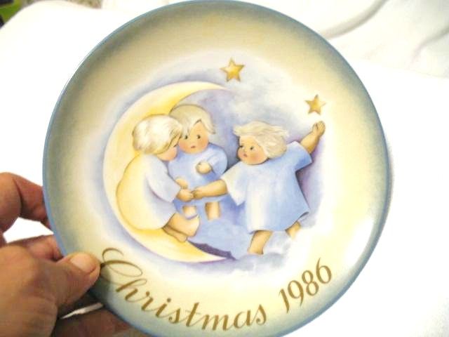 1986 W GERMAN Porcelain Hummel plate Schmid LTD ED NICE  