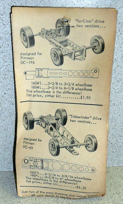 KEMTRON HORNET 12VOLT DC HIGH SPEED Slot Car MOTOR Mint In Package Old 